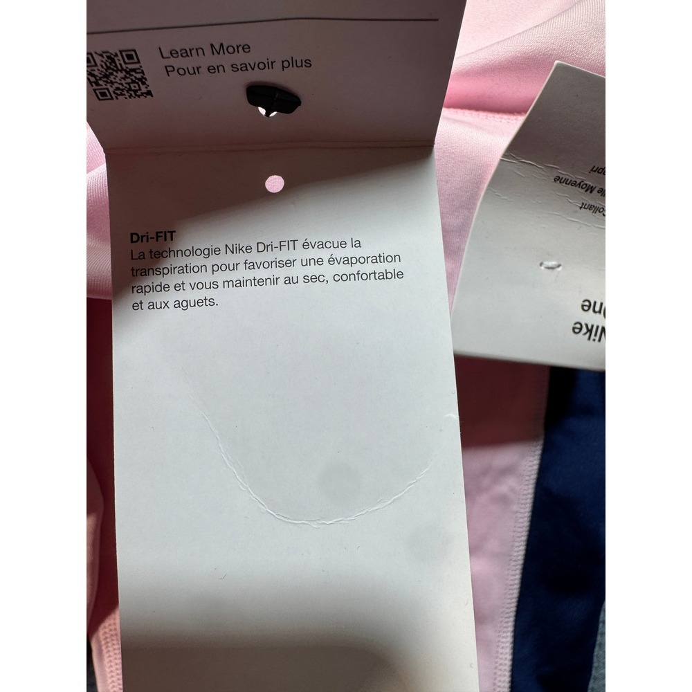 Nike One Capri Leggings Girls XL Pink Navy Grey - Picture 7 of 12